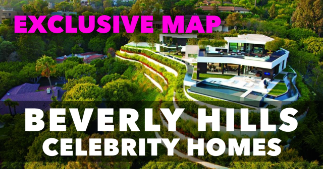 Beverly Hills Celebrity Homes Map